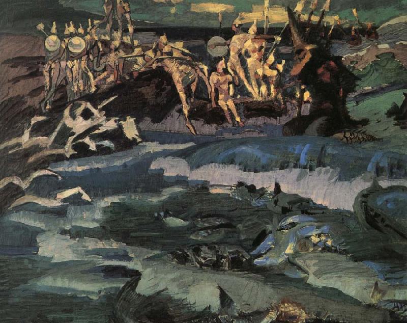 Mikhail Vrubel Thirty-Three Bogatyrs